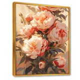 Peony Whisperes Bouquet III - Floral Canvas Wall Art