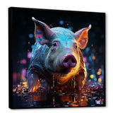 Digital Delight Night Hog - Pig Home Decor Art