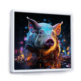 Digital Delight Night Hog - Pig Home Decor Art
