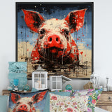 Flamenco Swine - Pig Bedroom Wall Art