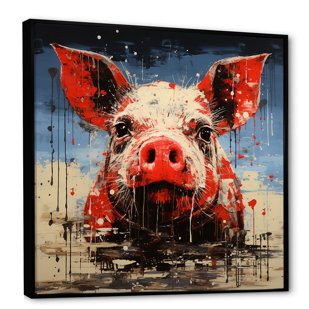 Flamenco Swine - Pig Bedroom Wall Art