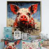 Flamenco Swine - Pig Bedroom Wall Art