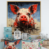 Flamenco Swine - Pig Bedroom Wall Art