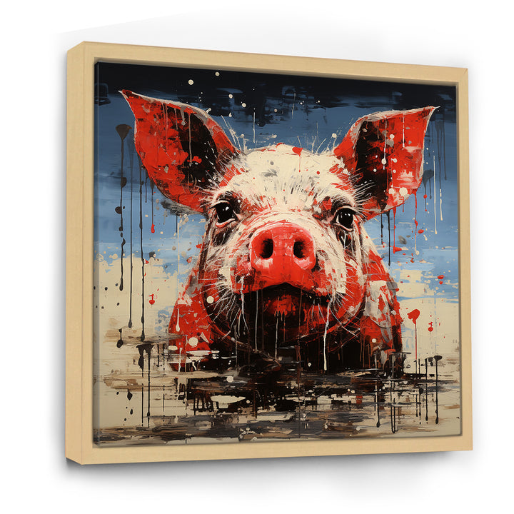 Flamenco Swine - Pig Bedroom Wall Art
