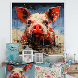 Flamenco Swine - Pig Bedroom Wall Art