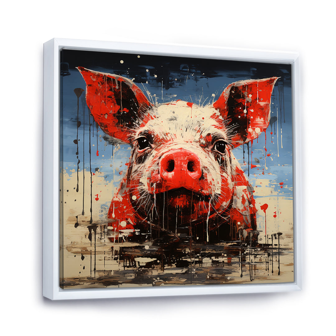 Flamenco Swine - Pig Bedroom Wall Art