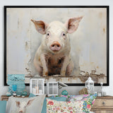 The Art Of Pigs - Pig Canvas Wall Art