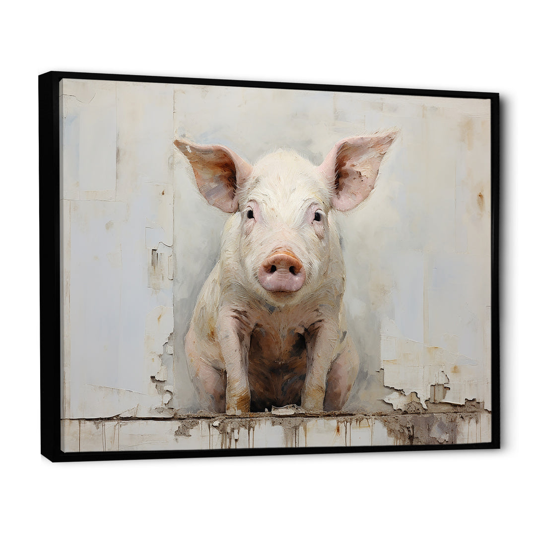 The Art Of Pigs - Pig Canvas Wall Art