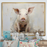 The Art Of Pigs - Pig Canvas Wall Art
