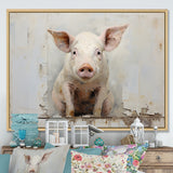 The Art Of Pigs - Pig Canvas Wall Art
