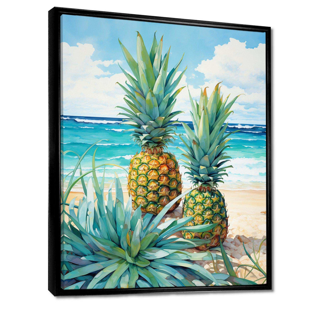 Juicy Pineapple Bliss IV - Food &amp; Beverage Canvas Wall Art