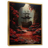 Buccaneer Rogues Ship - People Canvas Wall Art