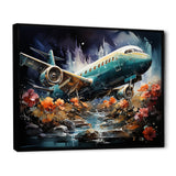 Fantasy Flower Aircraft S Last Checks - Plane Canvas Wall Art