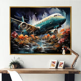 Fantasy Flower Aircraft S Last Checks - Plane Canvas Wall Art
