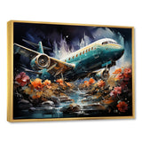 Fantasy Flower Aircraft S Last Checks - Plane Canvas Wall Art