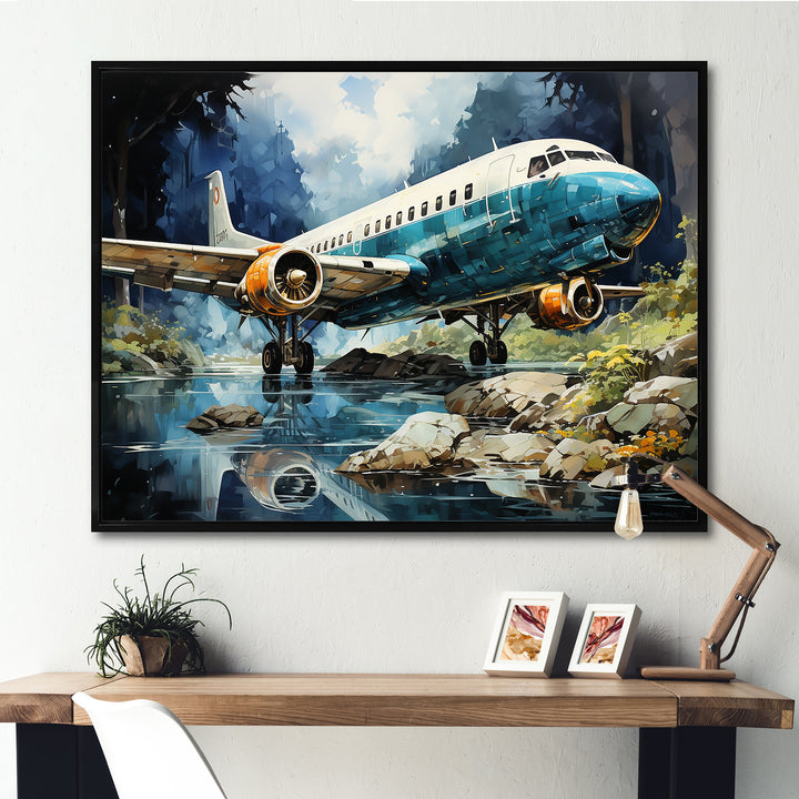 Wilderness Aircraft S Last Checks - Plane Canvas Wall Art