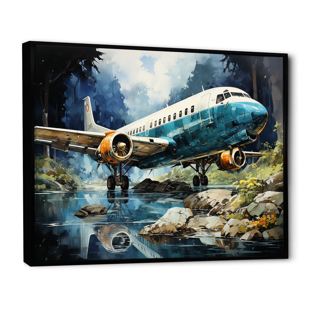 Wilderness Aircraft S Last Checks - Plane Canvas Wall Art