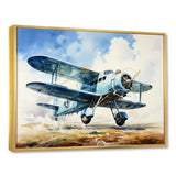 Soaring Plane Through The Sky - Plane Canvas Wall Art