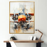 Portrait View Of Plane - Plane Canvas Wall Art
