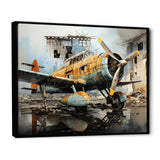 Plane Prelude To Flight - Plane Canvas Wall Art