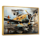 Plane Prelude To Flight - Plane Canvas Wall Art