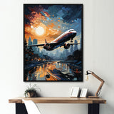 Plane Prelude To Flight Adventure - Plane Canvas Wall Art