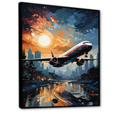 Plane Prelude To Flight Adventure - Plane Canvas Wall Art