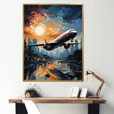 Plane Prelude To Flight Adventure - Plane Canvas Wall Art