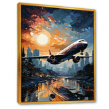 Plane Prelude To Flight Adventure - Plane Canvas Wall Art