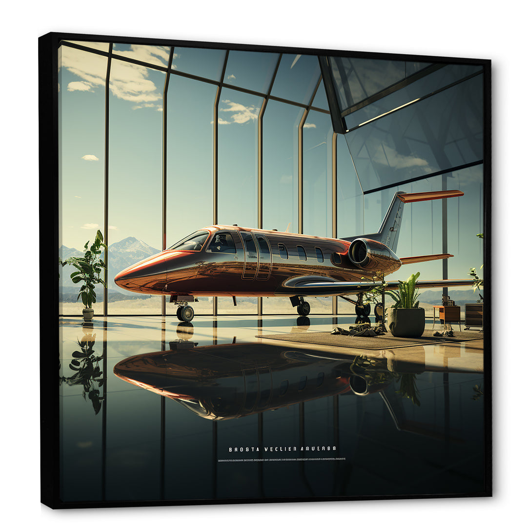 Jet Plane Matrix Showcase - Plane Canvas Wall Art