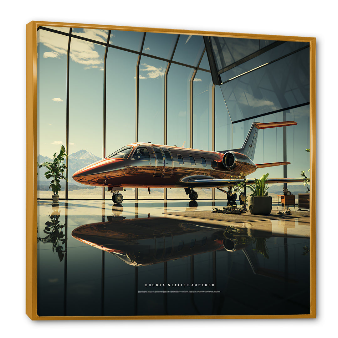 Jet Plane Matrix Showcase - Plane Canvas Wall Art