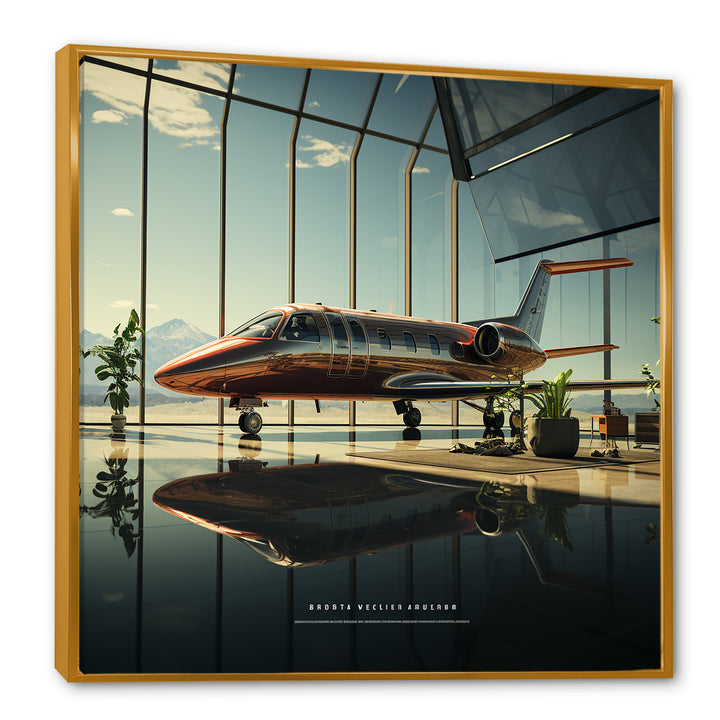 Jet Plane Matrix Showcase - Plane Canvas Wall Art