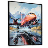 Engines Roaring Flight Takeoff - Plane Canvas Wall Art