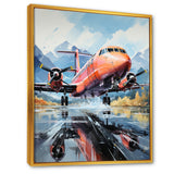 Engines Roaring Flight Takeoff - Plane Canvas Wall Art