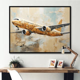 Passenger Plane Wings Of Adventure - Plane Canvas Wall Art