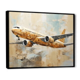 Passenger Plane Wings Of Adventure - Plane Canvas Wall Art