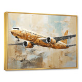Passenger Plane Wings Of Adventure - Plane Canvas Wall Art