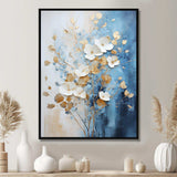 Beige And Gold Flourishing Flora Wonders III - Floral Canvas Wall Art