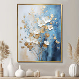 Beige And Gold Flourishing Flora Wonders III - Floral Canvas Wall Art