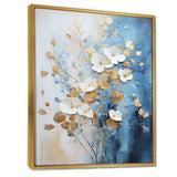 Beige And Gold Flourishing Flora Wonders III - Floral Canvas Wall Art