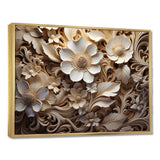 Flourishing Floral Organic Patterns - Floral Canvas Wall Art