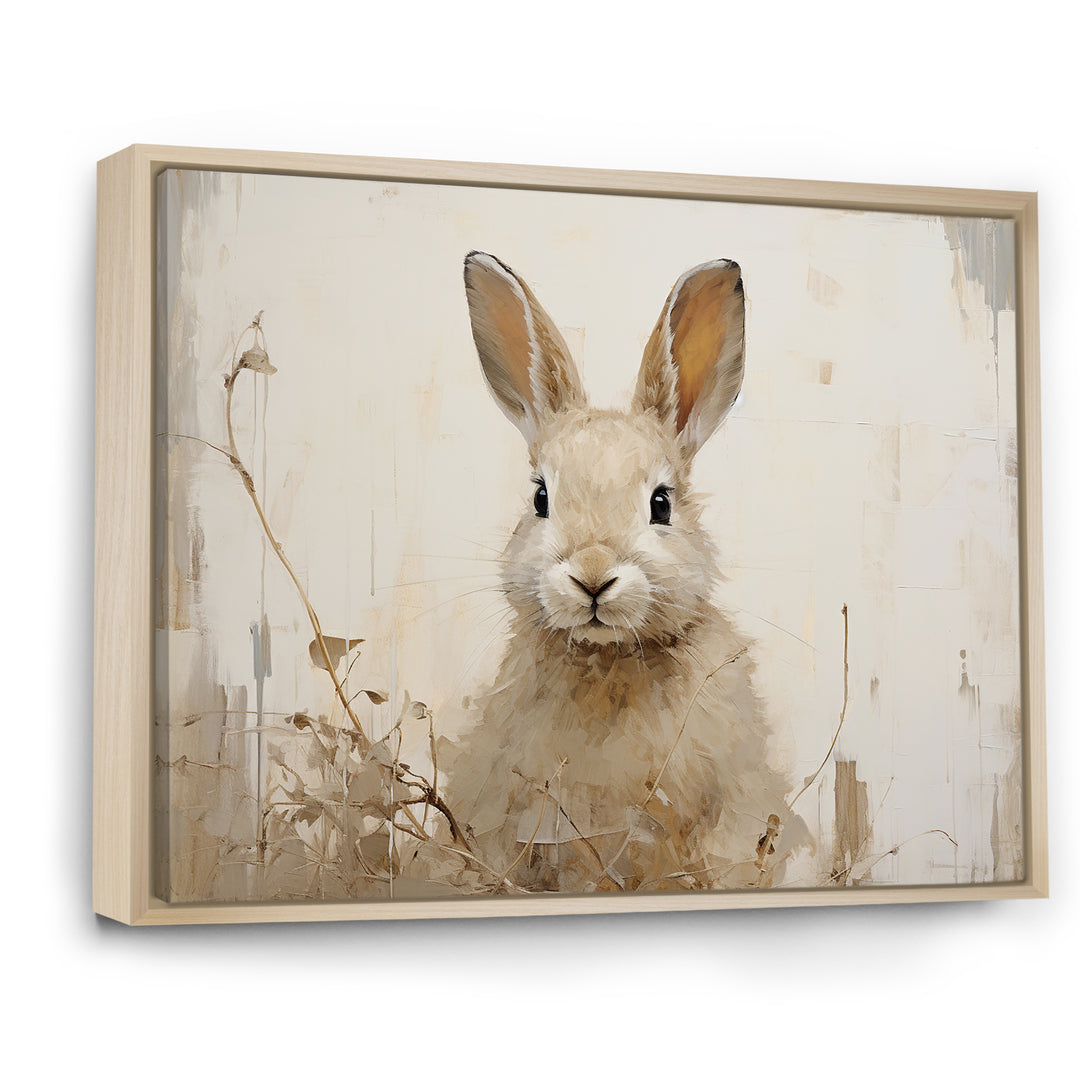 Bunny S Curious Flower Charm - Rabbit Wall Art Prints