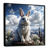 Mighty Rabbit Mountain Top - Rabbit Bedroom Wall Art