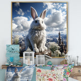 Mighty Rabbit Mountain Top - Rabbit Bedroom Wall Art