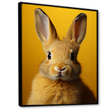Whimsical Yellow Rabbit - Rabbit Wall Decor