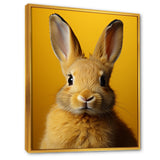 Whimsical Yellow Rabbit - Rabbit Wall Decor
