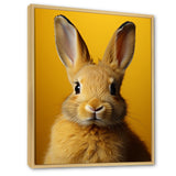 Whimsical Yellow Rabbit - Rabbit Wall Decor