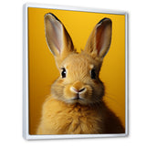 Whimsical Yellow Rabbit - Rabbit Wall Decor