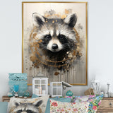 Mischief Raccoon Portrait - Raccoon Wall Decor