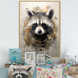 Mischief Raccoon Portrait - Raccoon Wall Decor